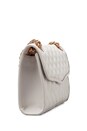 view 3 of 5 Diamond Quilted Mini Affair in White