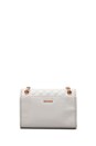 view 4 of 5 Diamond Quilted Mini Affair in White