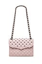 view 5 of 5 Quilted Mini Affair with Studs in Pale Pink