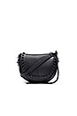 view 1 of 5 Unlined Saddle Bag in Black