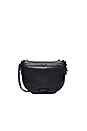 view 2 of 5 Unlined Saddle Bag in Black
