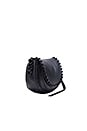 view 3 of 5 Unlined Saddle Bag in Black