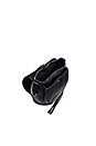 view 4 of 5 Unlined Saddle Bag in Black