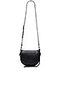 view 5 of 5 Unlined Saddle Bag in Black