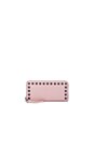 view 1 of 4 Ava Zip Studded Wallet in Pale Blush