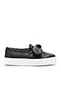 view 1 of 6 Stacey Studded Sneaker in Black Lamba