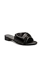 view 2 of 5 Calista Slide in Black Satin