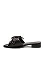 view 5 of 5 Calista Slide in Black Satin