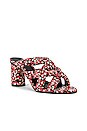 view 2 of 5 Amandine Heel in Red Floral Print