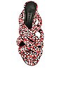 view 4 of 5 Amandine Heel in Red Floral Print