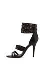 view 5 of 5 Miller Heels in Black/Black Lace in Black & Black Lace