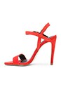 view 5 of 5 Rosie Heel in Lobster Kid Suede