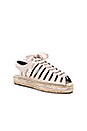 view 2 of 5 Gema Espadrille in Stone Nubuck Snake