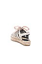 view 3 of 5 Gema Espadrille in Stone Nubuck Snake