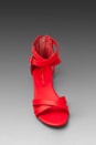 view 5 of 5 Bettina Sandal in Hot Red