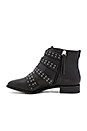 view 5 of 5 Maddox Bootie in Black Shiny Calf & Silver Studs