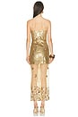 view 3 of 4 Tulle Corset Maxi Dress in Gold
