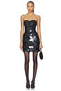 view 1 of 4 Rahul Mishra Corset Mini Dress in Black