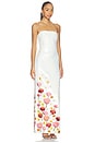 view 2 of 4 Rahul Mishra Sequined Corset Maxi Dress in White