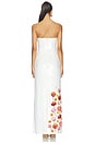 view 3 of 4 Rahul Mishra Sequined Corset Maxi Dress in White