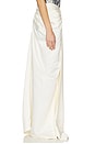 view 3 of 6 Draped Cowl Skirt in Ivory
