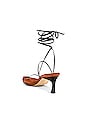 view 4 of 7 Odd Pair Sandals in Black & Rose Pink
