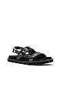 view 2 of 5 Turnover Mold Sandals in Black