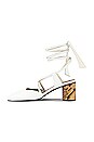 view 5 of 5 Open Toe Strap Sandals in White