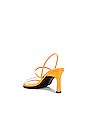 view 3 of 5 3 Strappy Pointed Sandals in Mandarine