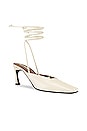 view 2 of 5 Piping Strap Heels in Off White