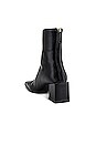 view 3 of 5 Cube Heel Basic Boots in Black