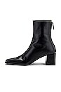 view 5 of 5 Cube Heel Basic Boots in Black