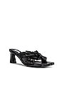view 2 of 5 Tube Ribbon Sandal in Black