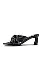 view 5 of 5 Tube Ribbon Sandal in Black