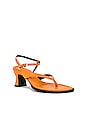 view 2 of 5 Leaf Ankle Flip Flop Sandal in Orange