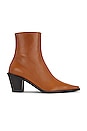 view 1 of 5 Cuban Ankle Bootie in Brown