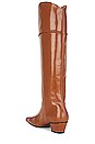 view 3 of 5 Whipstitch Long Boot in Brown