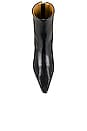 view 4 of 5 Pointed Ankle Boots in Black