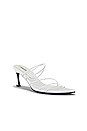 view 2 of 5 5 Strings Pointed Sandals in White