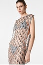 view 3 of 6 VESTIDO LARGO AZIZA in Silver