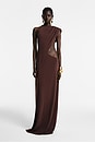 view 1 of 6 Rielle Dress in Brown
