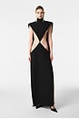 view 1 of 6 VESTIDO LARGO RAVENA in Black With Black