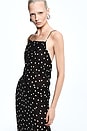 view 3 of 7 ROBE DE SOIRÉE SIAGRE in Black & Ivory Dot