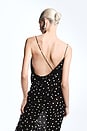 view 6 of 7 ROBE DE SOIRÉE SIAGRE in Black & Ivory Dot