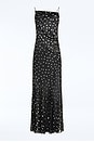 view 7 of 7 ROBE DE SOIRÉE SIAGRE in Black & Ivory Dot