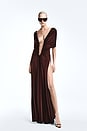view 1 of 5 ROBE DE SOIRÉE KONSTANTIN in Brown