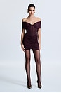 view 4 of 5 Marcel Mini Dress in Dark Brown