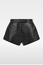 view 5 of 5 Kova Leather Hot Short in Black
