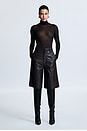 view 6 of 6 Elia Leather Short in Brown