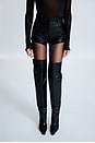 view 1 of 4 Leonora Leather Short in Black